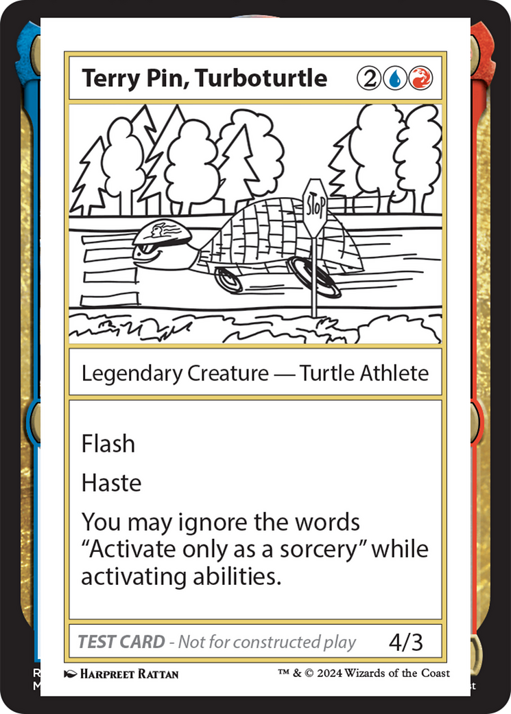Terry Pin, Turboturtle (MB2-364) - Mystery Booster 2 - Premium MTG Single from Wizards of the Coast - Just $0.27! Shop now at Game Crave Tournament Store