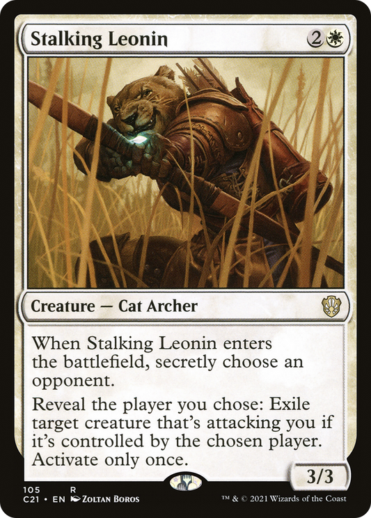 Stalking Leonin (C21-105) - Commander 2021