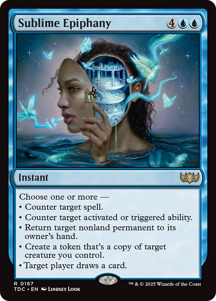Sublime Epiphany (TDC-167) - Tarkir: Dragonstorm Commander - Premium MTG Single from Wizards of the Coast - Just $0.08! Shop now at Game Crave Tournament Store