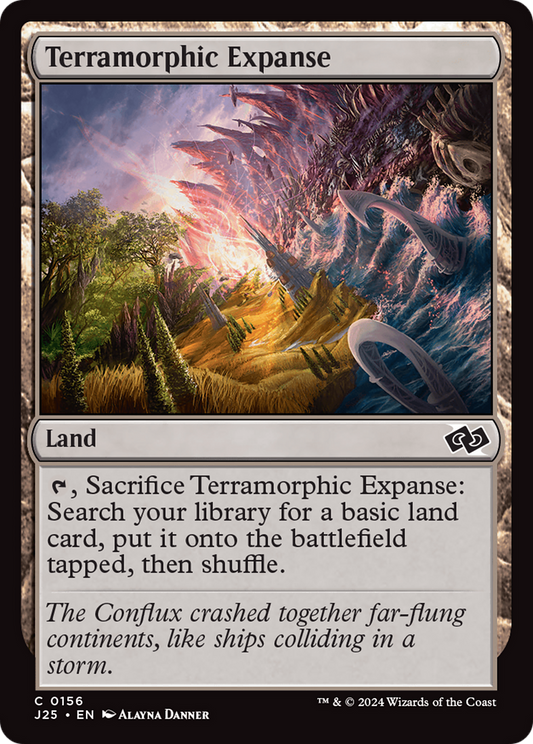 Terramorphic Expanse (J25-156) - Foundations Jumpstart - Premium MTG Single from Wizards of the Coast - Just $0.25! Shop now at Game Crave Tournament Store