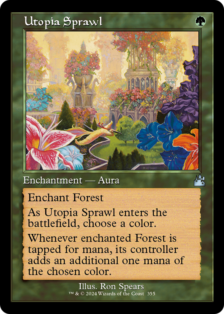 Utopia Sprawl (RVR-355) - Ravnica Remastered Foil - Premium MTG Single from Wizards of the Coast - Just $5.80! Shop now at Game Crave Tournament Store