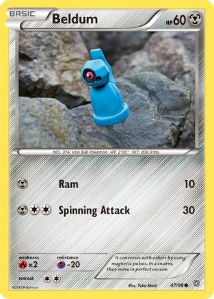 Beldum 47/98 - XY  Ancient Origins Reverse Holofoil