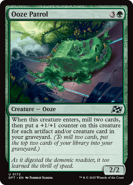 Ooze Patrol (DFT-172) - Aetherdrift - Premium MTG Single from Wizards of the Coast - Just $0.08! Shop now at Game Crave Tournament Store