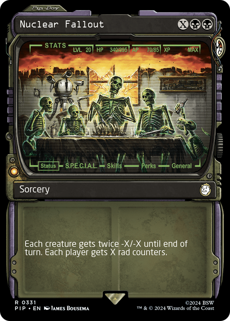 Nuclear Fallout (PIP-331) - Fallout: (Showcase) - Premium MTG Single from Wizards of the Coast - Just $4.30! Shop now at Game Crave Tournament Store