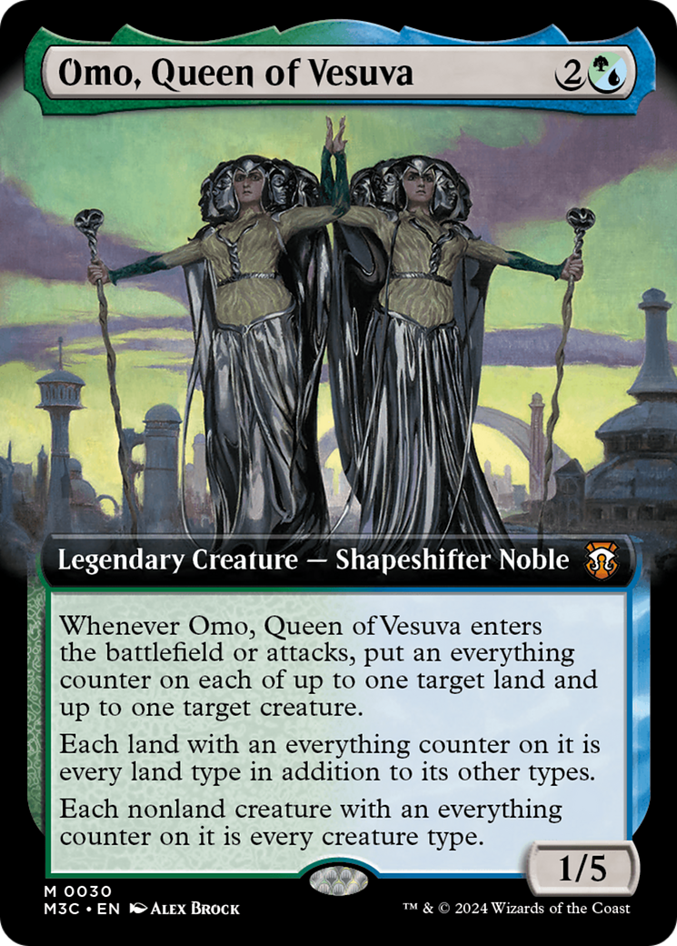 Omo, Queen of Vesuva (M3C-030) - Modern Horizons 3 Commander: (Extended Art) Foil - Premium MTG Single from Wizards of the Coast - Just $0.30! Shop now at Game Crave Tournament Store