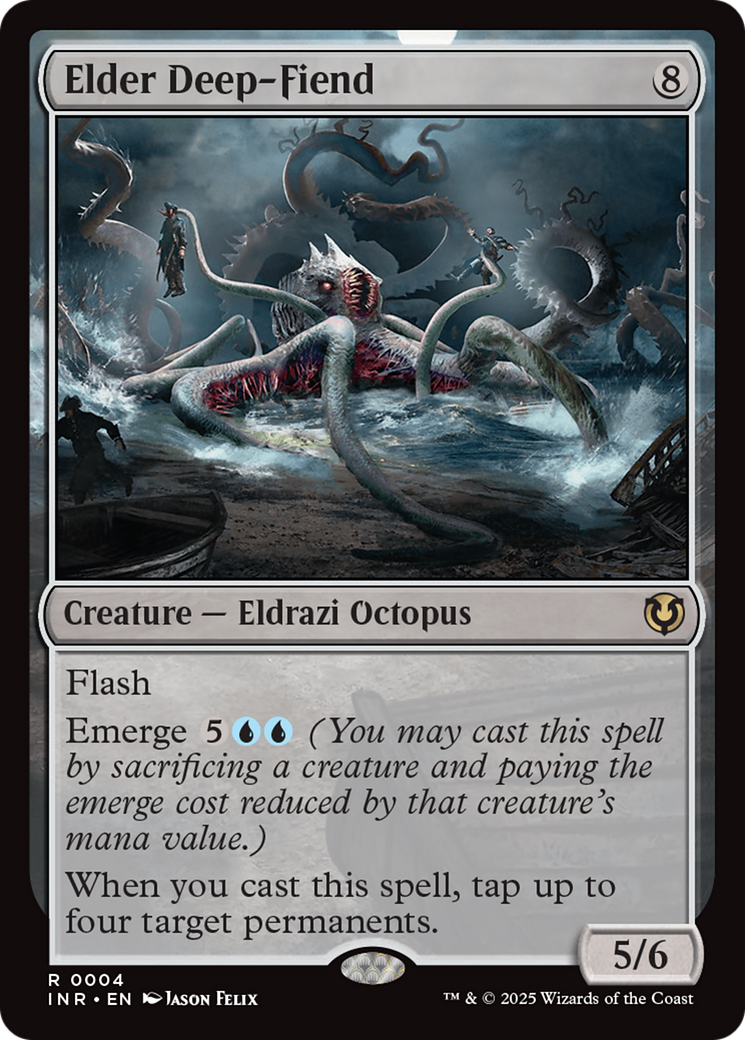 Elder Deep-Fiend (-004) - Innistrad Remastered Foil - Premium MTG Single from Wizards of the Coast - Just $0.25! Shop now at Game Crave Tournament Store