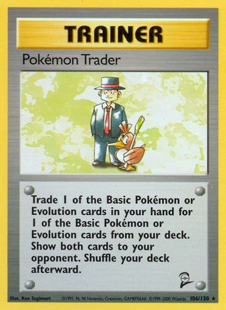 Pokémon Trader 106/130 - Base Set 2