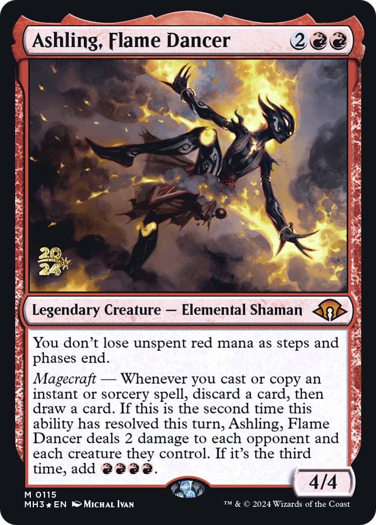 Ashling, Flame Dancer (PMH3-115S) - Modern Horizons 3 Promos Foil - Premium MTG Single from Wizards of the Coast - Just $3.06! Shop now at Game Crave Tournament Store