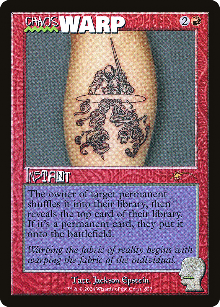 Chaos Warp (SLD-823) - Secret Lair Drop Foil - Premium MTG Single from Wizards of the Coast - Just $2.02! Shop now at Game Crave Tournament Store
