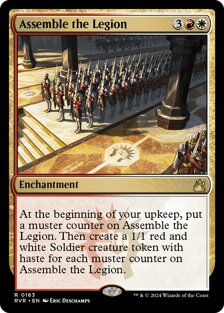 Assemble the Legion (RVR-163) - Ravnica Remastered Foil - Premium MTG Single from Wizards of the Coast - Just $0.31! Shop now at Game Crave Tournament Store