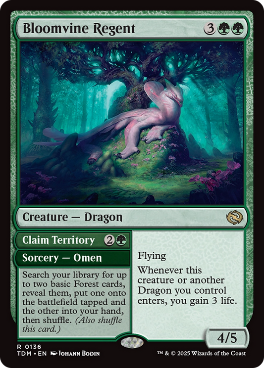 Bloomvine Regent (TDM-136) - Tarkir: Dragonstorm - Premium MTG Single from Wizards of the Coast - Just $0.16! Shop now at Game Crave Tournament Store