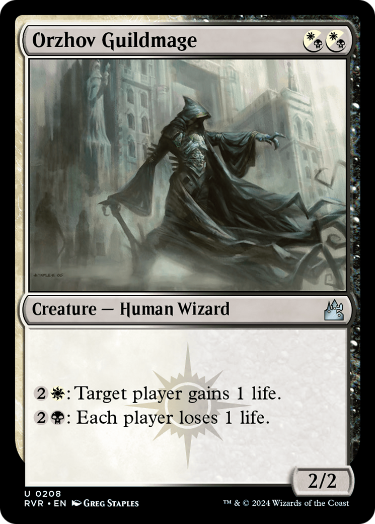 Orzhov Guildmage (RVR-208) - Ravnica Remastered - Premium MTG Single from Wizards of the Coast - Just $0.26! Shop now at Game Crave Tournament Store