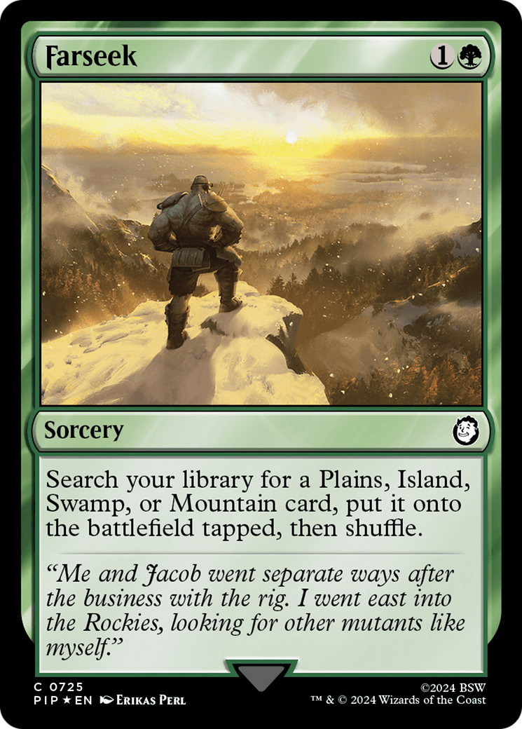 Farseek (PIP-725) - Fallout - Premium MTG Single from Wizards of the Coast - Just $4.94! Shop now at Game Crave Tournament Store
