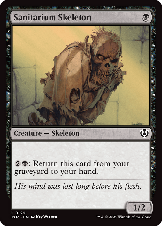 Sanitarium Skeleton (-129) - Innistrad Remastered Foil - Premium MTG Single from Wizards of the Coast - Just $0.26! Shop now at Game Crave Tournament Store