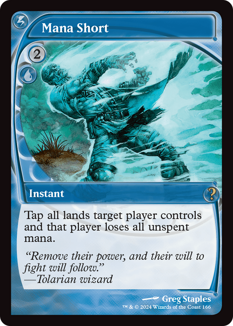 Mana Short (MB2-166) - Mystery Booster 2 - Premium MTG Single from Wizards of the Coast - Just $0.50! Shop now at Game Crave Tournament Store