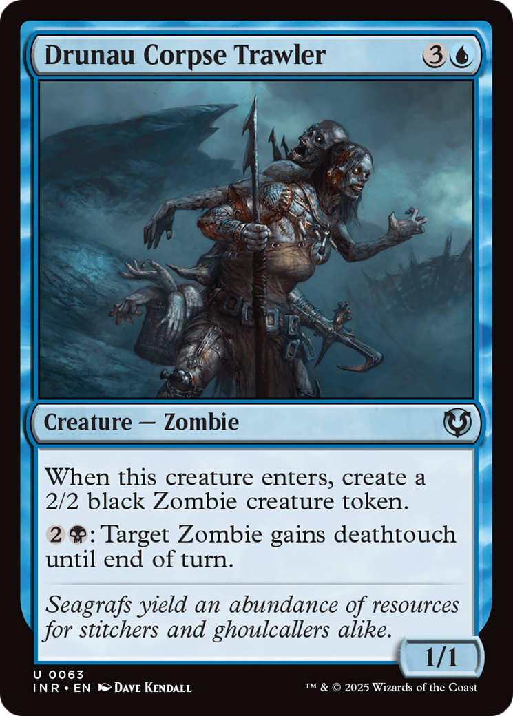 Drunau Corpse Trawler (-063) - Innistrad Remastered - Premium MTG Single from Wizards of the Coast - Just $0.25! Shop now at Game Crave Tournament Store
