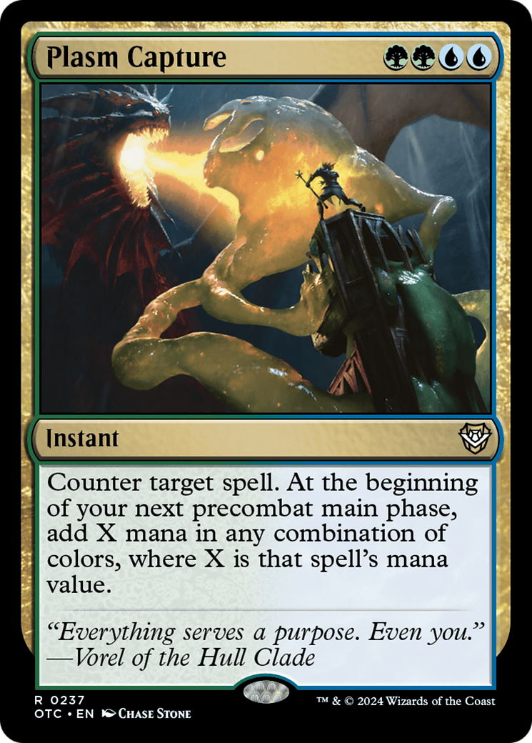 Plasm Capture (OTC-237) - Outlaws of Thunder Junction Commander - Premium MTG Single from Wizards of the Coast - Just $0.25! Shop now at Game Crave Tournament Store