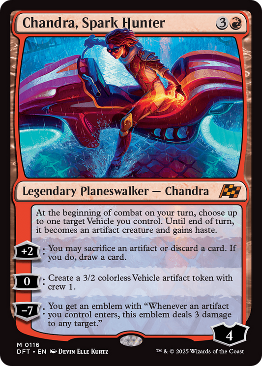 Chandra, Spark Hunter (DFT-116) - Aetherdrift - Premium MTG Single from Wizards of the Coast - Just $0.66! Shop now at Game Crave Tournament Store
