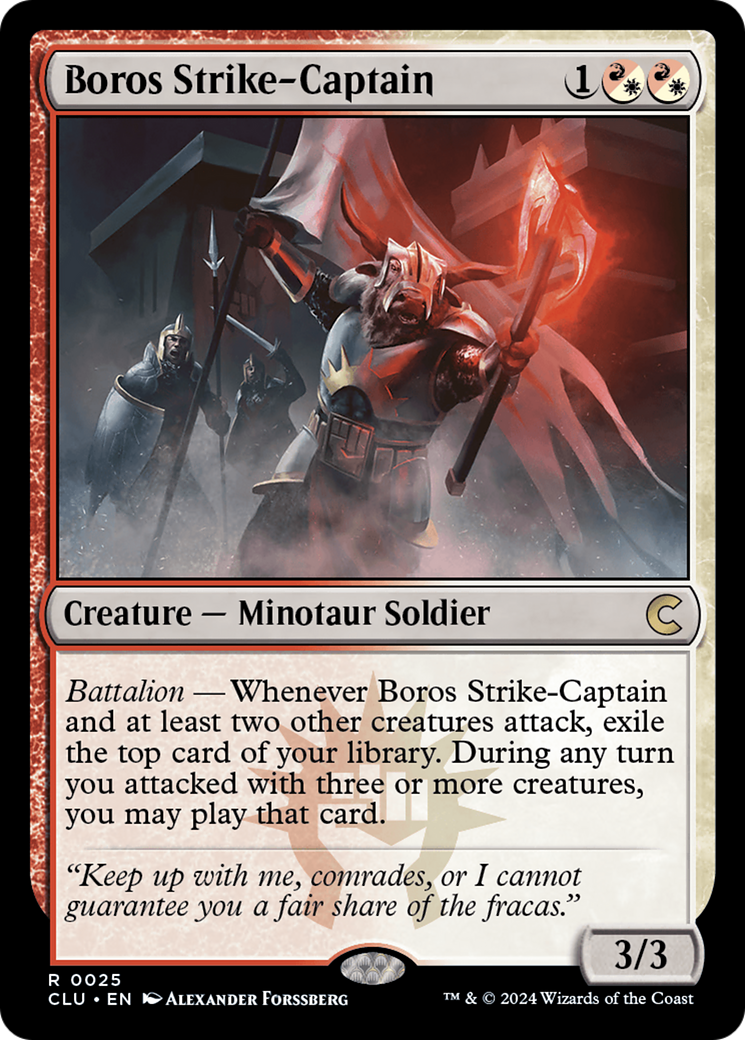 Boros Strike-Captain (CLU-025) - Ravnica: Clue Edition - Premium MTG Single from Wizards of the Coast - Just $0.25! Shop now at Game Crave Tournament Store