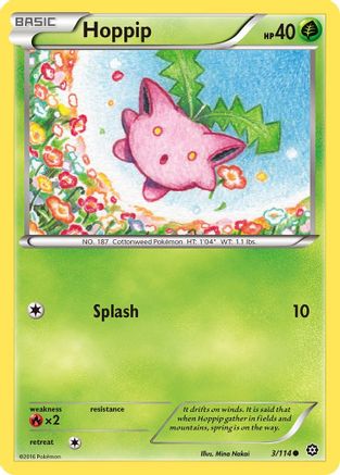 Hoppip 3/114 - Steam Siege Reverse Holofoil