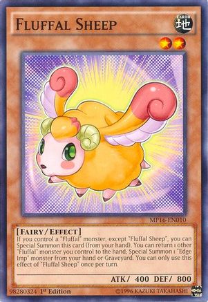 Fluffal Sheep (MP16-EN010) - 2016 Mega-Tins Mega Pack 1st Edition - Premium Yugioh Single from Konami - Just $0.10! Shop now at Game Crave Tournament Store