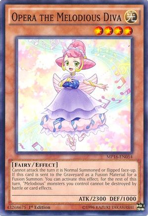 Opera the Melodious Diva (MP16-EN054) - 2016 Mega-Tins Mega Pack Unlimited