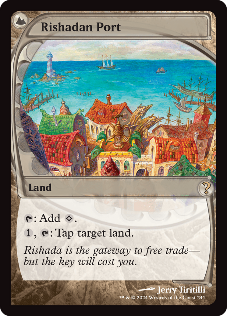 Rishadan Port (MB2-241) - Mystery Booster 2 Foil - Premium MTG Single from Wizards of the Coast - Just $68.34! Shop now at Game Crave Tournament Store