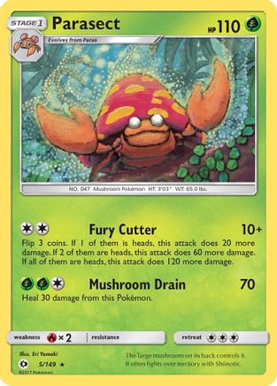 Parasect 5/149 - Sun & Moon