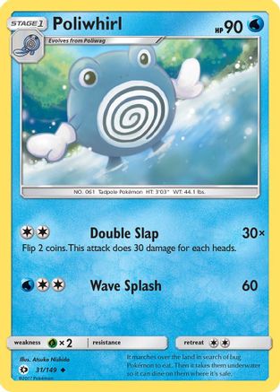 Poliwhirl 31/149 - Sun & Moon