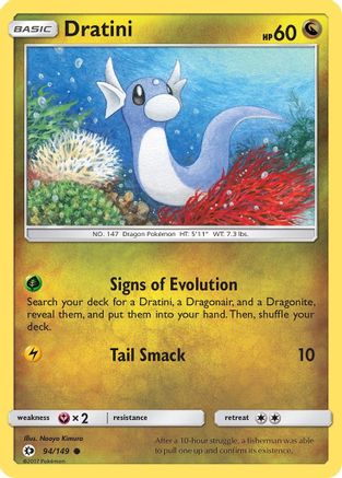 Dratini 94/149 - Sun & Moon Reverse Holofoil