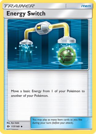 Energy Switch 117/149 - Sun & Moon Reverse Holofoil