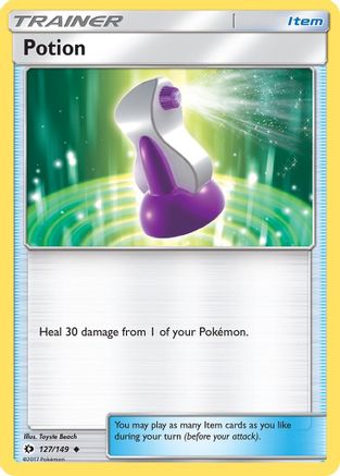 Potion 127/149 - Sun & Moon Reverse Holofoil