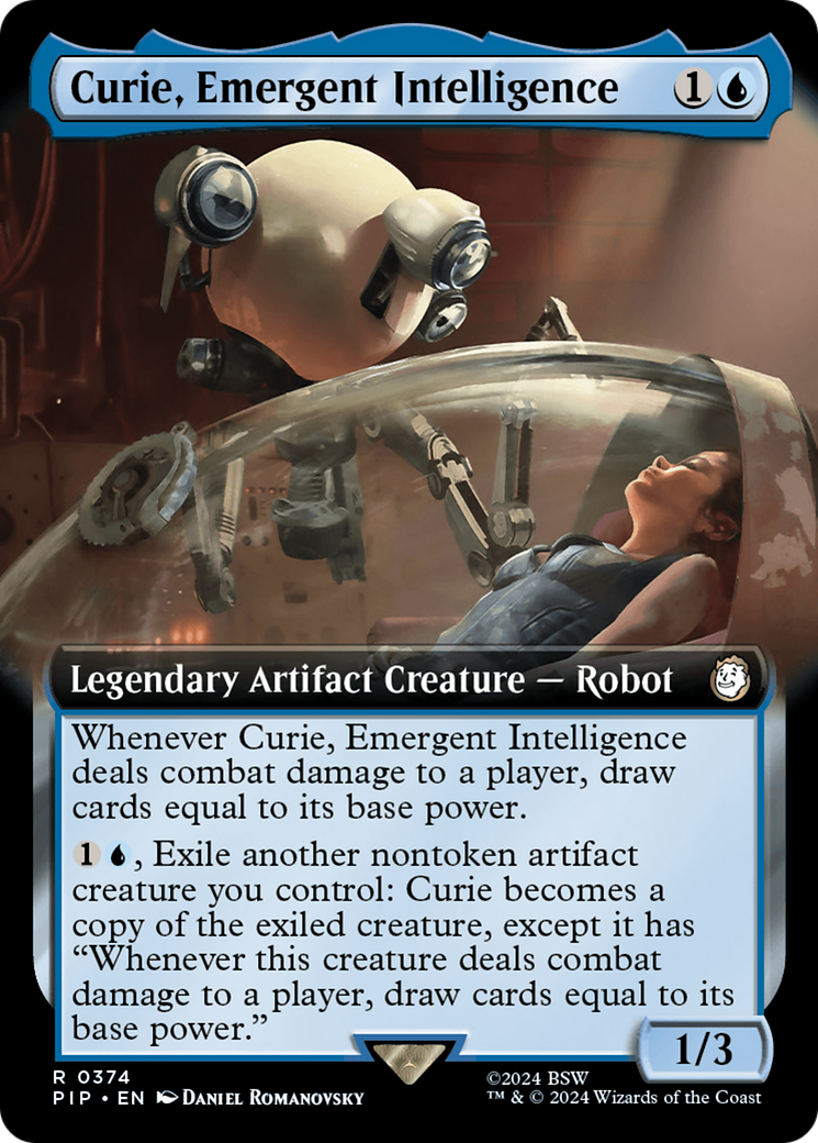 Curie, Emergent Intelligence (PIP-374) - Fallout Foil - Premium MTG Single from Wizards of the Coast - Just $2.85! Shop now at Game Crave Tournament Store