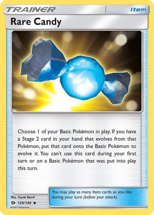 Rare Candy 129/149 - Sun & Moon
