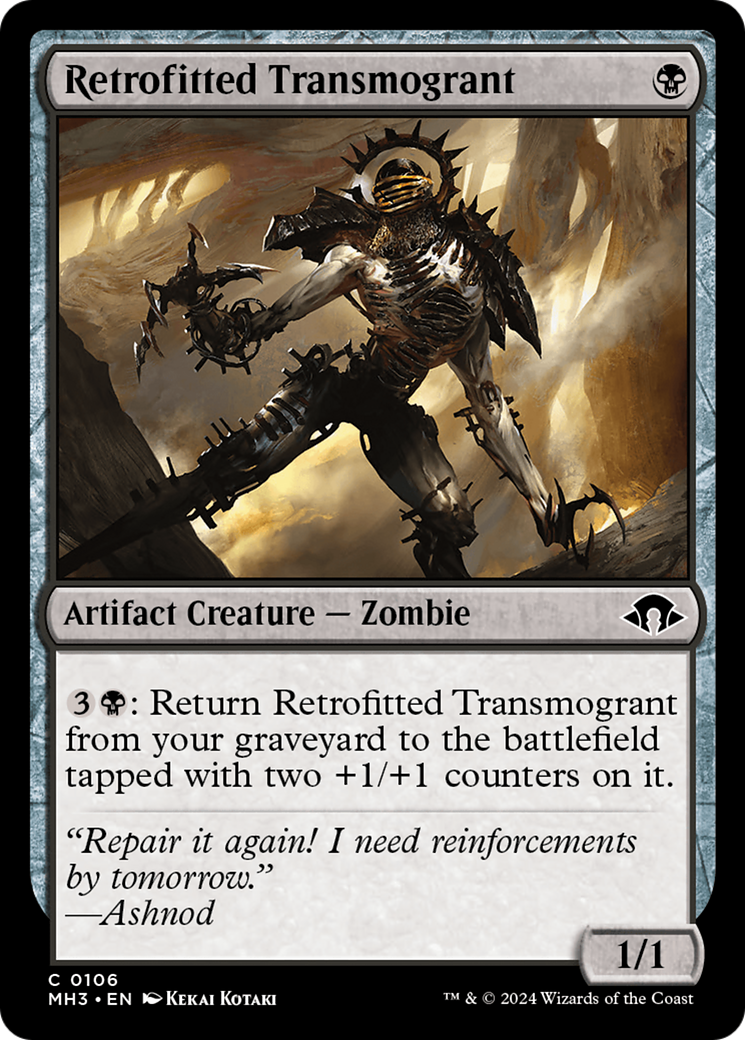 Retrofitted Transmogrant (MH3-106) - Modern Horizons 3 - Premium MTG Single from Wizards of the Coast - Just $0.25! Shop now at Game Crave Tournament Store