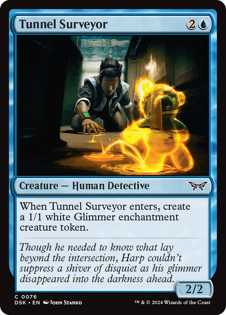 Tunnel Surveyor (DSK-076) - Duskmourn: House of Horror Foil - Premium MTG Single from Wizards of the Coast - Just $0.25! Shop now at Game Crave Tournament Store