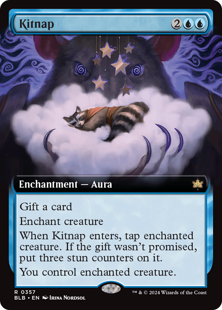 Kitnap (BLB-357) - Bloomburrow: (Extended Art) Foil - Premium MTG Single from Wizards of the Coast - Just $0.26! Shop now at Game Crave Tournament Store
