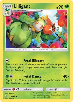 Lilligant 5/145 - Guardians Rising Reverse Holofoil