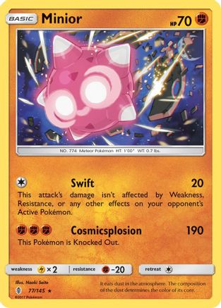 Minior 77/145 - Guardians Rising Holofoil