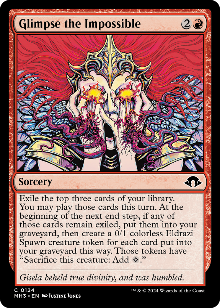 Glimpse the Impossible (MH3-124) - Modern Horizons 3 - Premium MTG Single from Wizards of the Coast - Just $0.25! Shop now at Game Crave Tournament Store