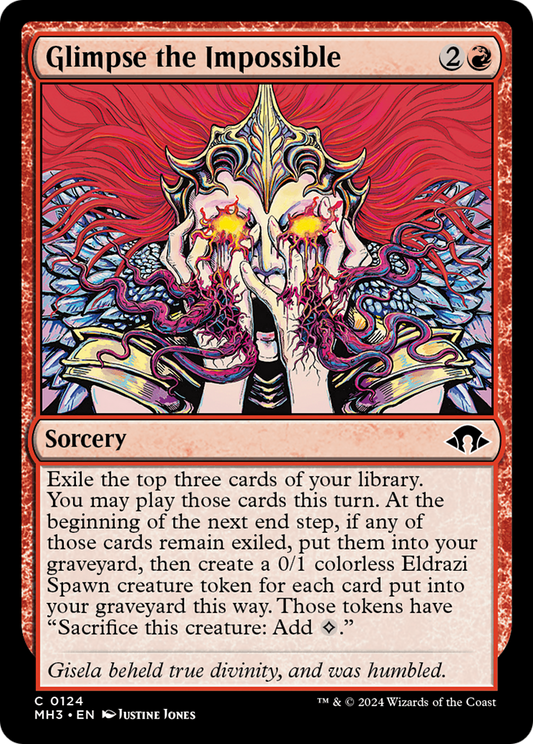 Glimpse the Impossible (MH3-124) - Modern Horizons 3 - Premium MTG Single from Wizards of the Coast - Just $0.25! Shop now at Game Crave Tournament Store