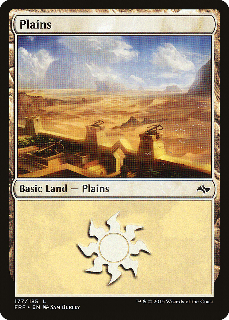 Plains (FRF-177) - Fate Reforged Foil - Premium MTG Single from Wizards of the Coast - Just $0.38! Shop now at Game Crave Tournament Store