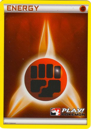 Fighting Energy (2011 Play! Pokemon) - League & Championship Cards Holofoil
