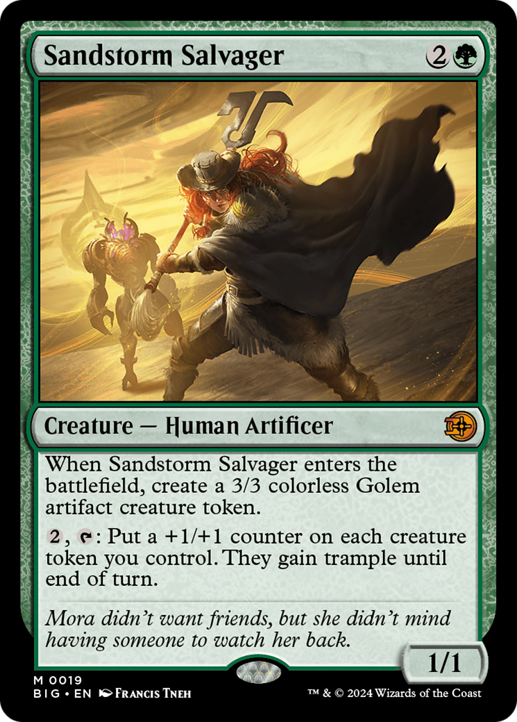 Sandstorm Salvager (BIG-019) - The Big Score Foil - Premium MTG Single from Wizards of the Coast - Just $5.05! Shop now at Game Crave Tournament Store
