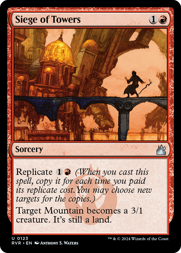 Siege of Towers (RVR-123) - Ravnica Remastered - Premium MTG Single from Wizards of the Coast - Just $0.25! Shop now at Game Crave Tournament Store