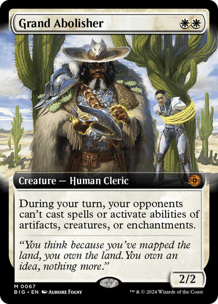 Grand Abolisher (BIG-067) - The Big Score: (Extended Art) Foil - Premium MTG Single from Wizards of the Coast - Just $12.02! Shop now at Game Crave Tournament Store