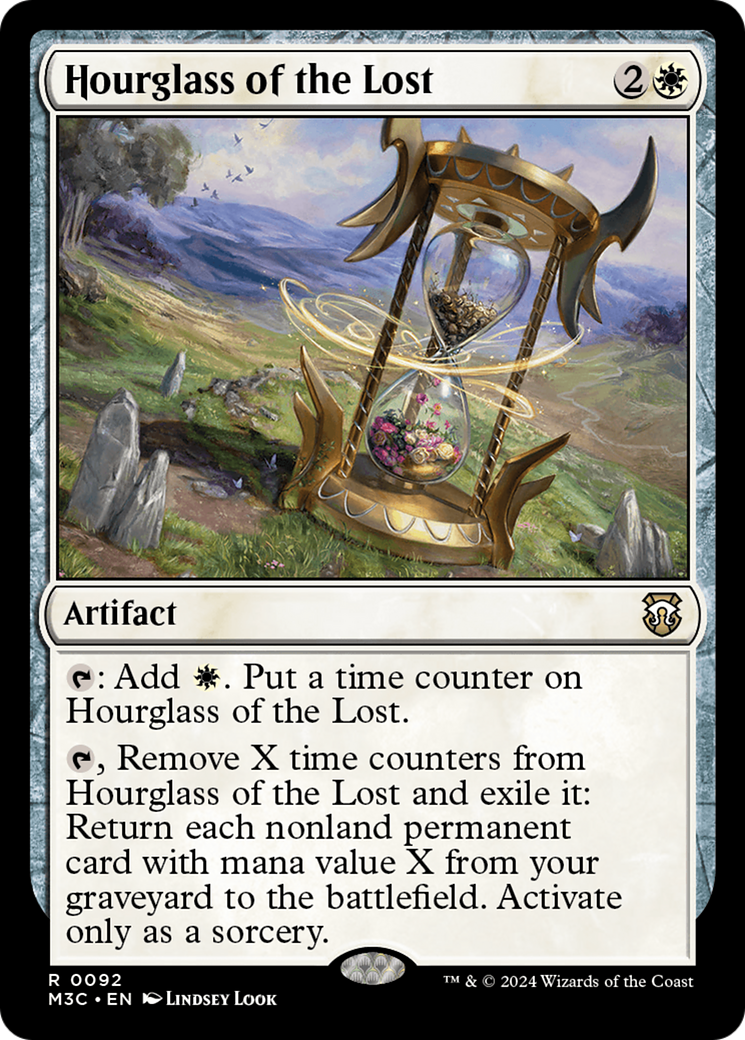 Hourglass of the Lost (M3C-092) - Modern Horizons 3 Commander - Premium MTG Single from Wizards of the Coast - Just $0.25! Shop now at Game Crave Tournament Store