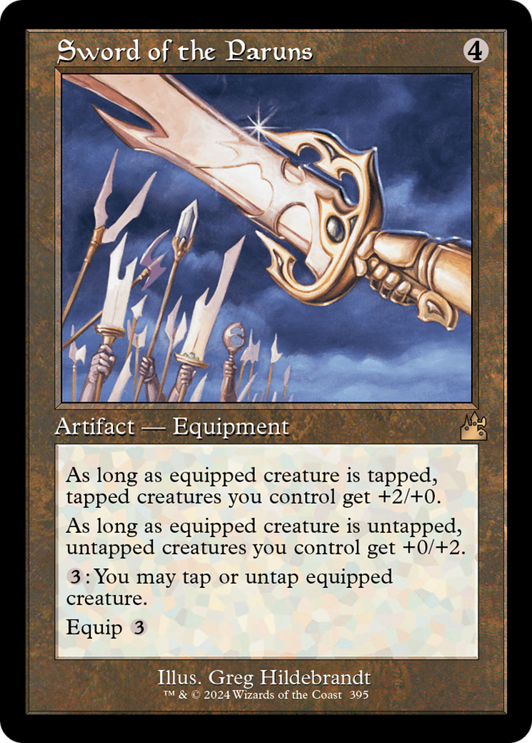 Sword of the Paruns (RVR-395) - Ravnica Remastered - Premium MTG Single from Wizards of the Coast - Just $0.34! Shop now at Game Crave Tournament Store