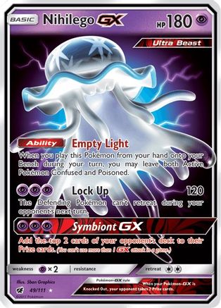 Nihilego-GX 49/111 - Crimson Invasion Holofoil