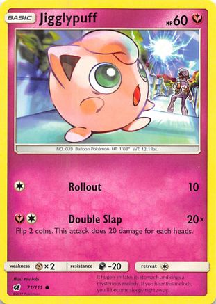Jigglypuff 71/111 - Crimson Invasion Reverse Holofoil